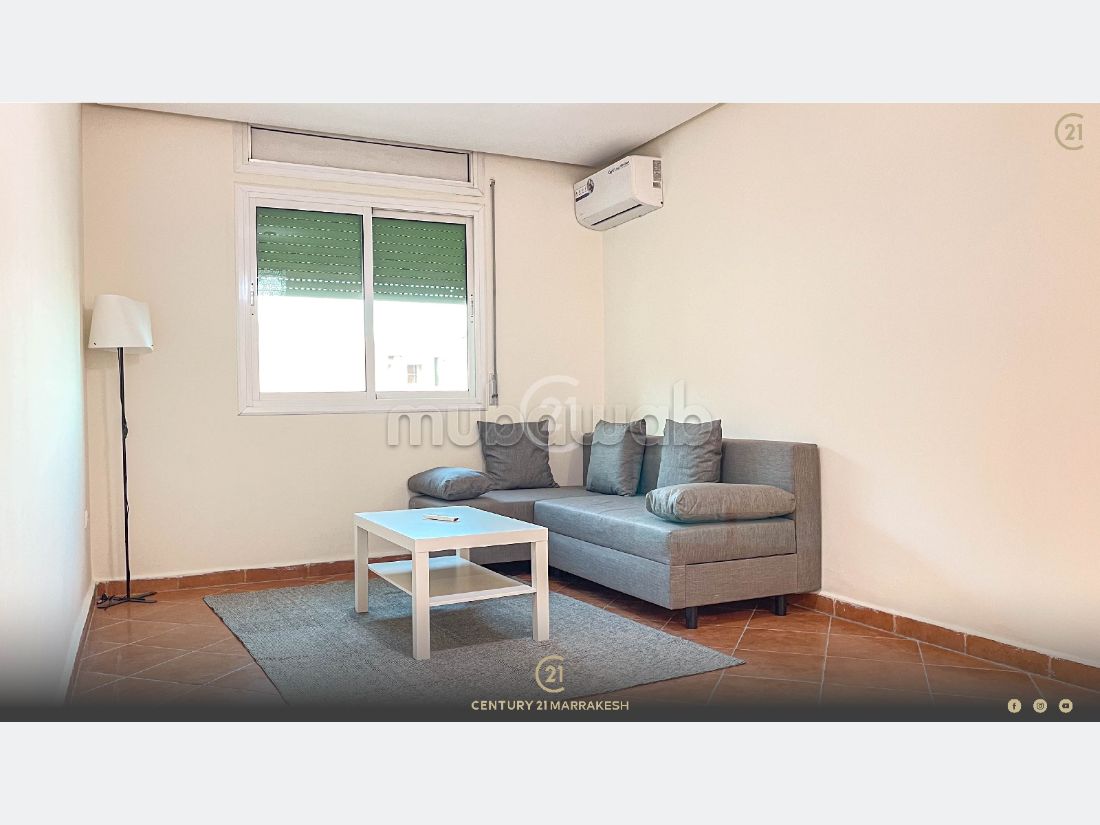 Lovely apartment for rent in Guéliz. Total area 62 m². Well decorated